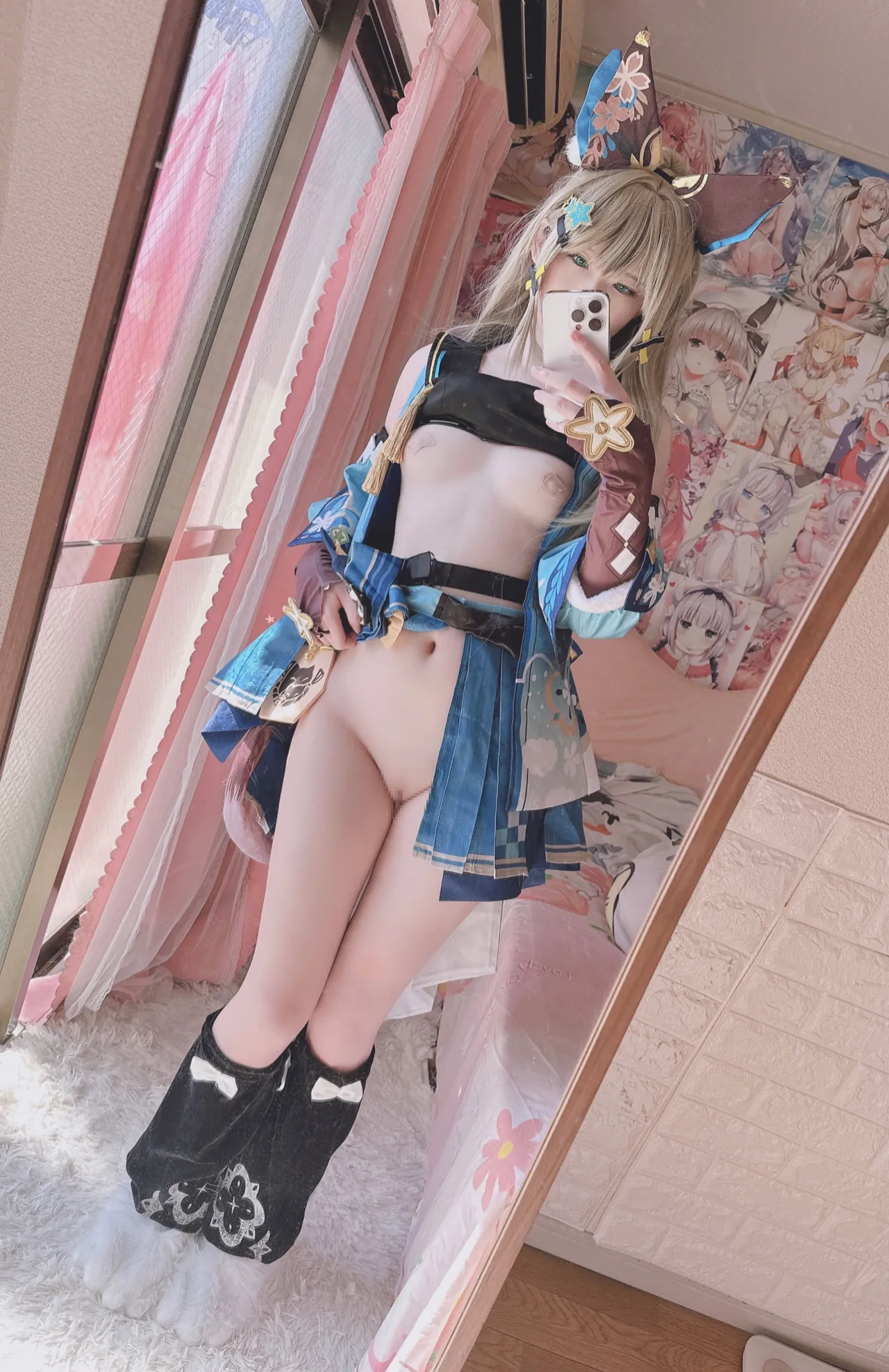 Xidaidai 习呆呆 綺良々 Kirara-erohere2.webp